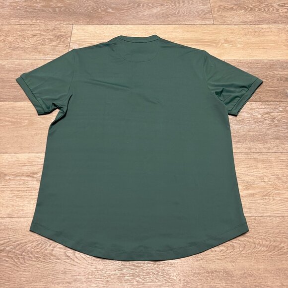 NWT Mantra Catalyst Polo Shirt Large Green Pineneedle Performance Golf Athletic - Picture 9 of 10